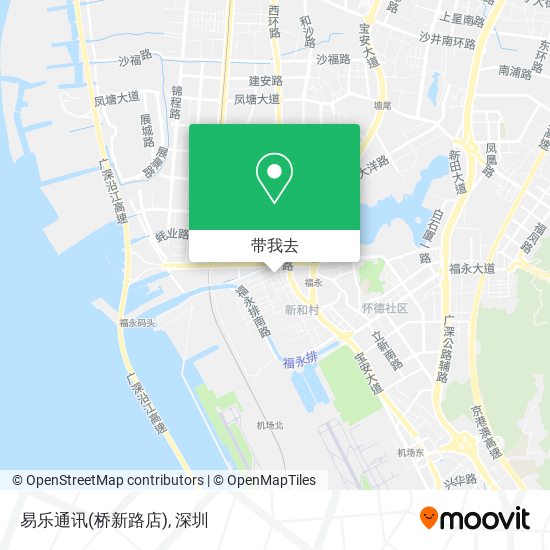 易乐通讯(桥新路店)地图