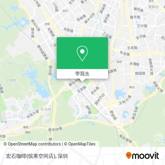 宏石咖啡(缤果空间店)地图