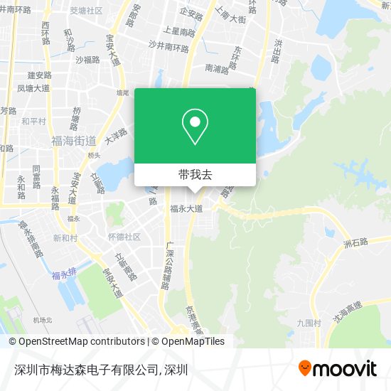 深圳市梅达森电子有限公司地图