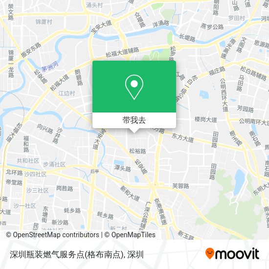 深圳瓶装燃气服务点(格布南点)地图