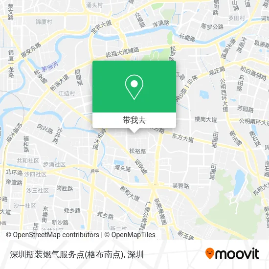 深圳瓶装燃气服务点(格布南点)地图