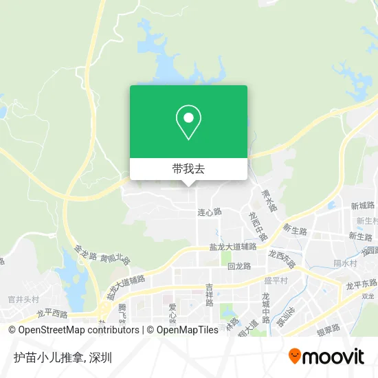 护苗小儿推拿地图