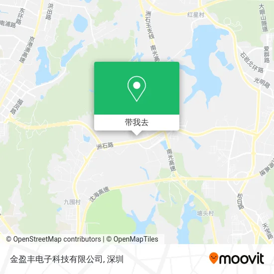 金盈丰电子科技有限公司地图