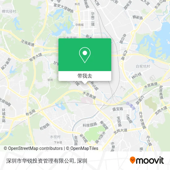深圳市华锐投资管理有限公司地图