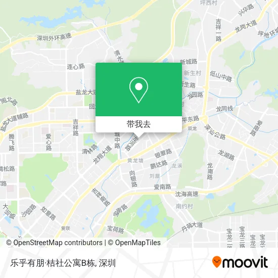 乐乎有朋·桔社公寓B栋地图