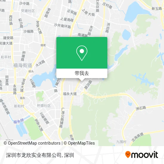 深圳市龙欣实业有限公司地图