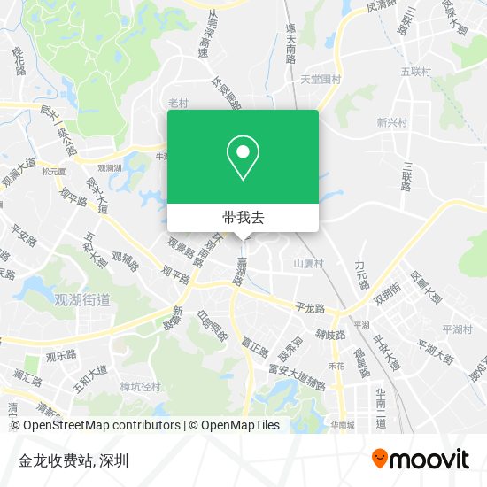 金龙收费站地图