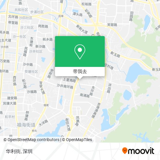 华利街地图
