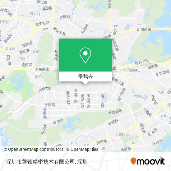 深圳市磐锋精密技术有限公司地图