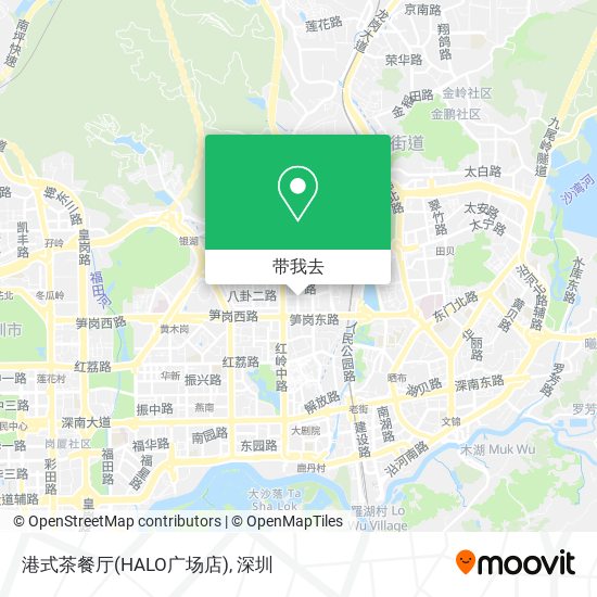 港式茶餐厅(HALO广场店)地图