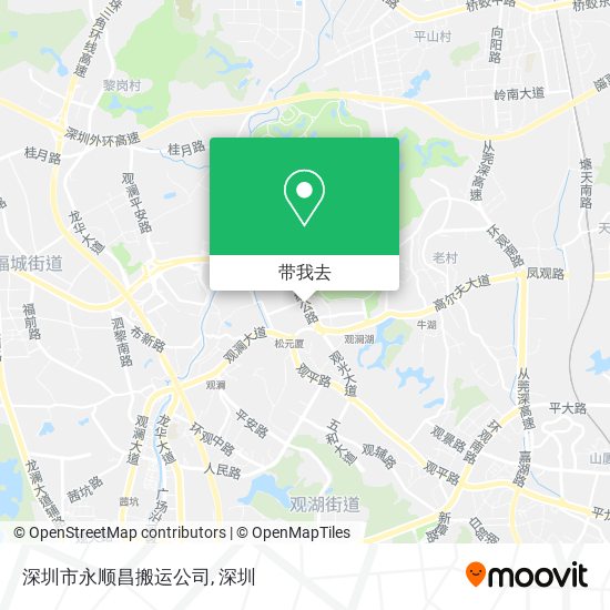 深圳市永顺昌搬运公司地图