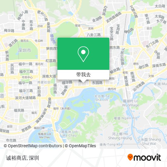 诚裕商店地图