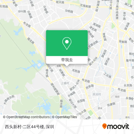 西头新村-二区44号楼地图