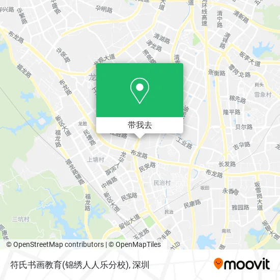 符氏书画教育(锦绣人人乐分校)地图