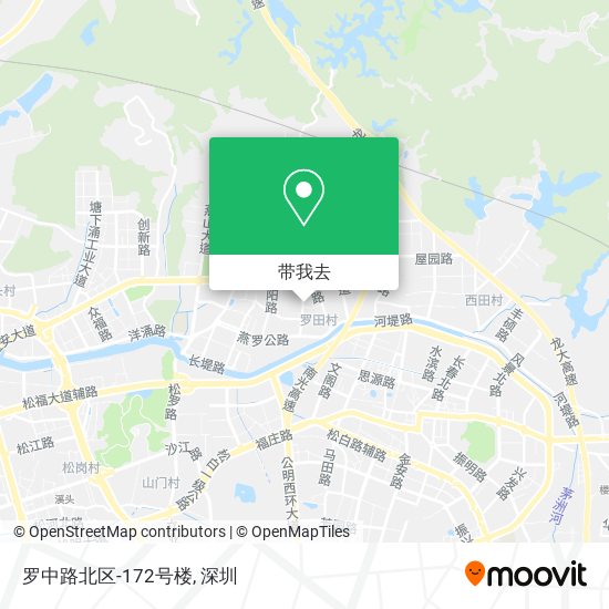 罗中路北区-172号楼地图