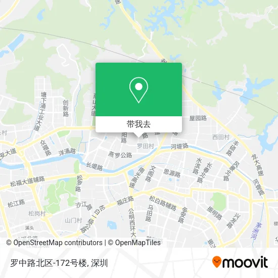 罗中路北区-172号楼地图