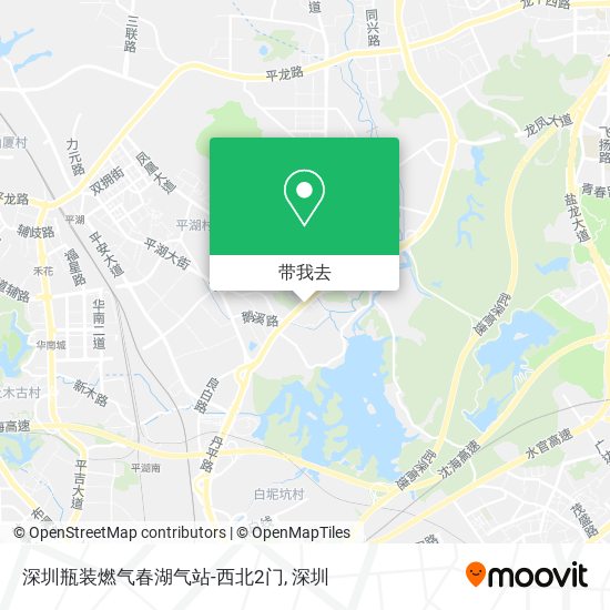 深圳瓶装燃气春湖气站-西北2门地图