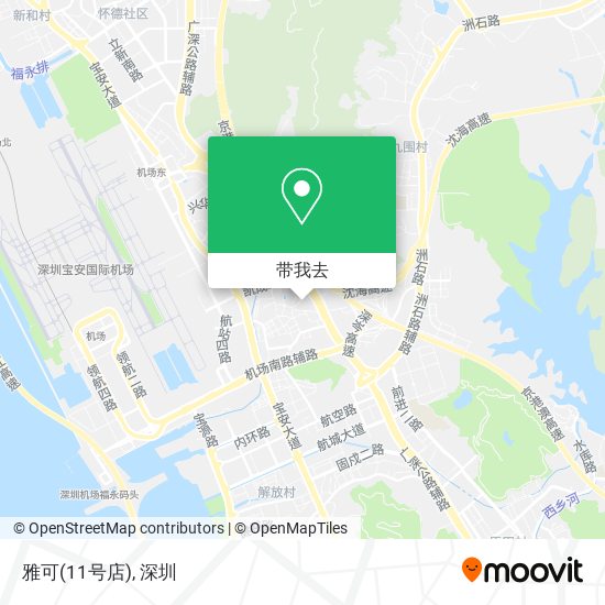 雅可(11号店)地图