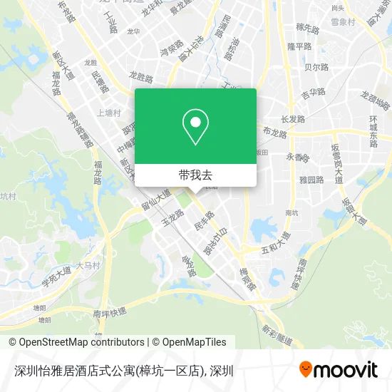 深圳怡雅居酒店式公寓(樟坑一区店)地图