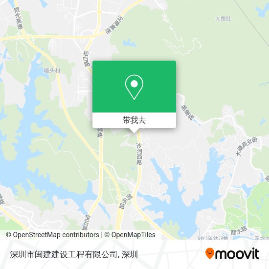 深圳市闽建建设工程有限公司地图