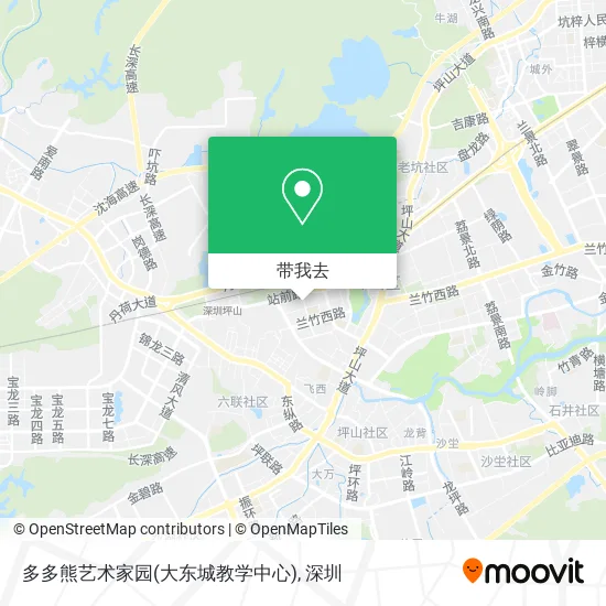 多多熊艺术家园(大东城教学中心)地图