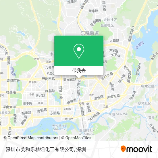 深圳市美和乐精细化工有限公司地图