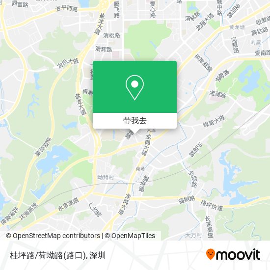 桂坪路/荷坳路(路口)地图