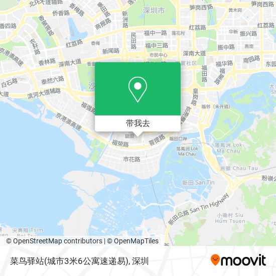 菜鸟驿站(城市3米6公寓速递易)地图