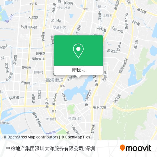 中粮地产集团深圳大洋服务有限公司地图