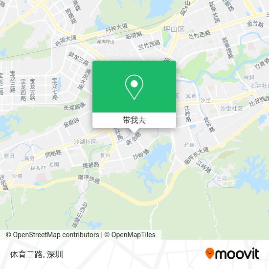 体育二路地图