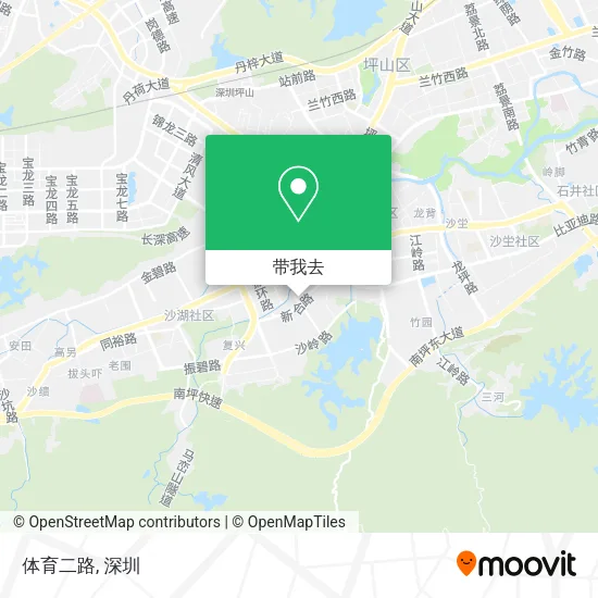 体育二路地图
