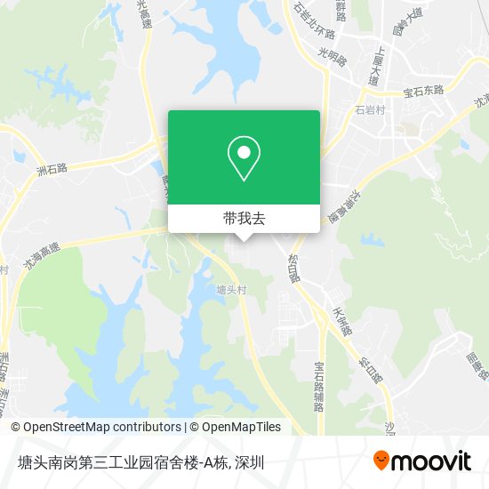 塘头南岗第三工业园宿舍楼-A栋地图