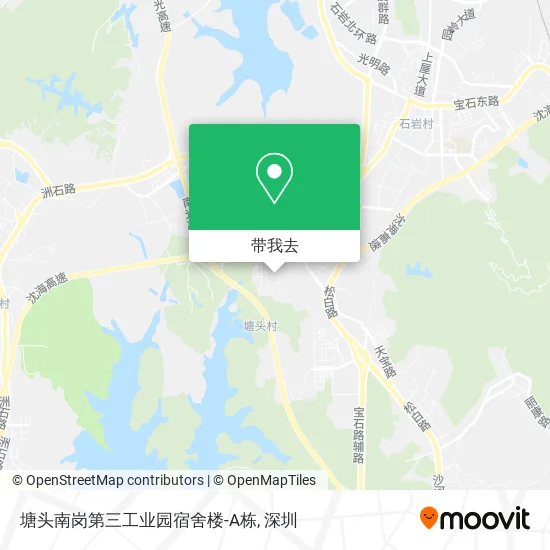 塘头南岗第三工业园宿舍楼-A栋地图