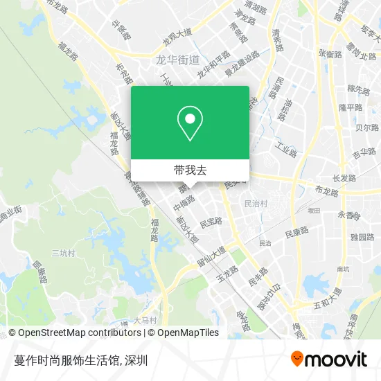 蔓作时尚服饰生活馆地图