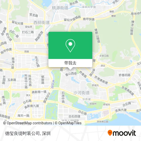 德玺良缇时装公司地图