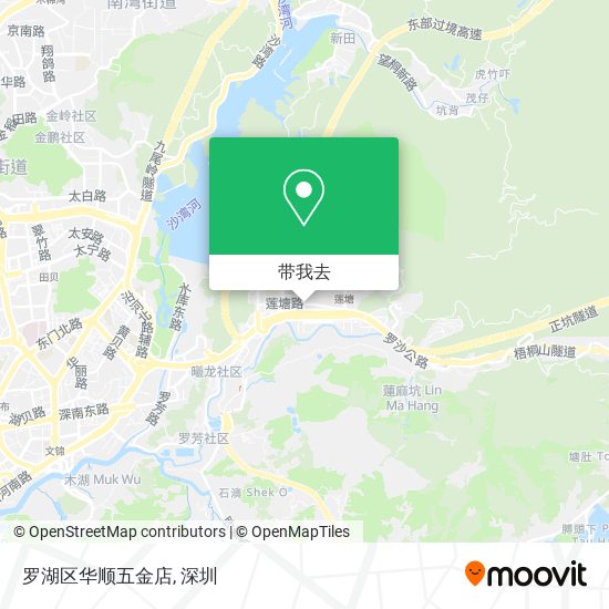 罗湖区华顺五金店地图
