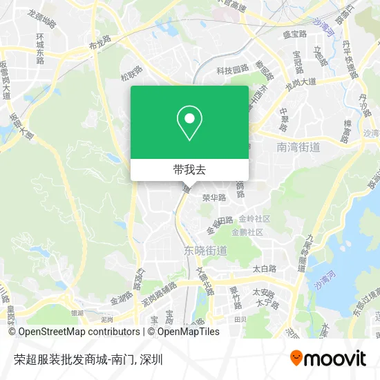 荣超服装批发商城-南门地图