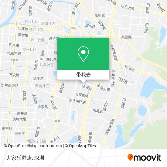 大家乐鞋店地图