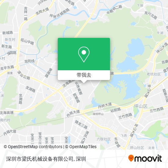 深圳市梁氏机械设备有限公司地图