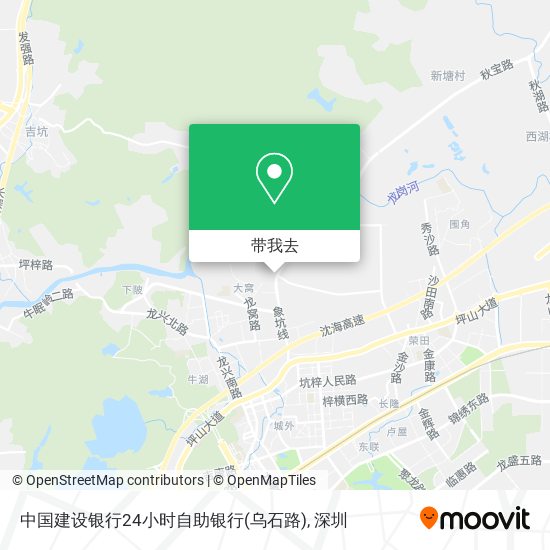 中国建设银行24小时自助银行(乌石路)地图