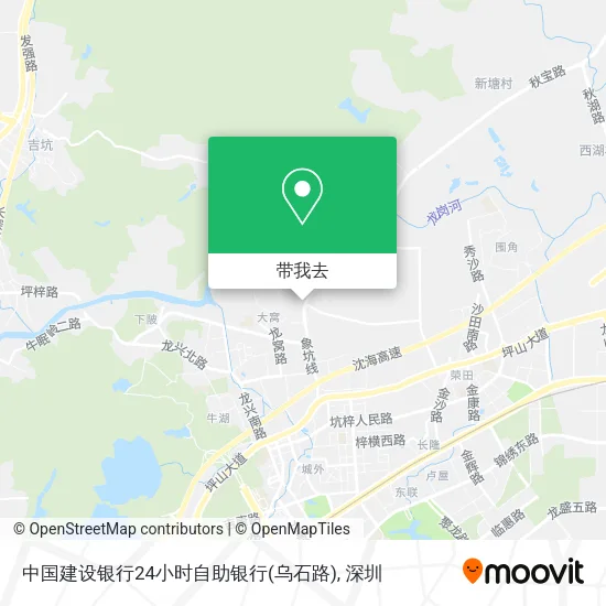 中国建设银行24小时自助银行(乌石路)地图