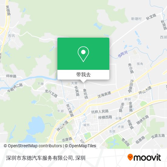 深圳市东德汽车服务有限公司地图