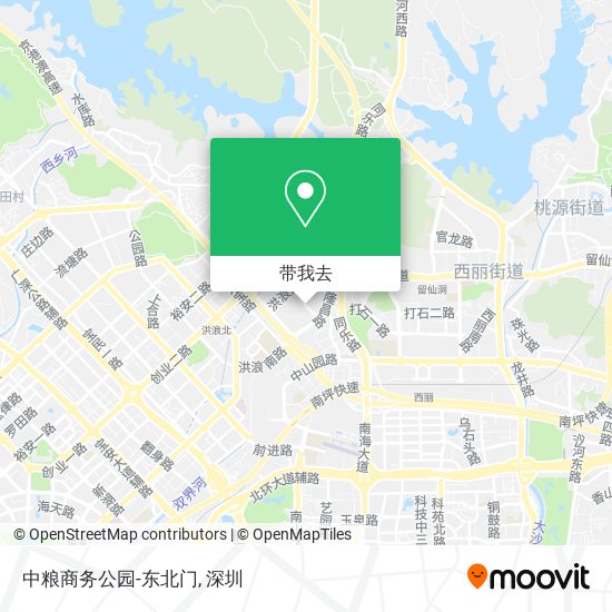 中粮商务公园-东北门地图