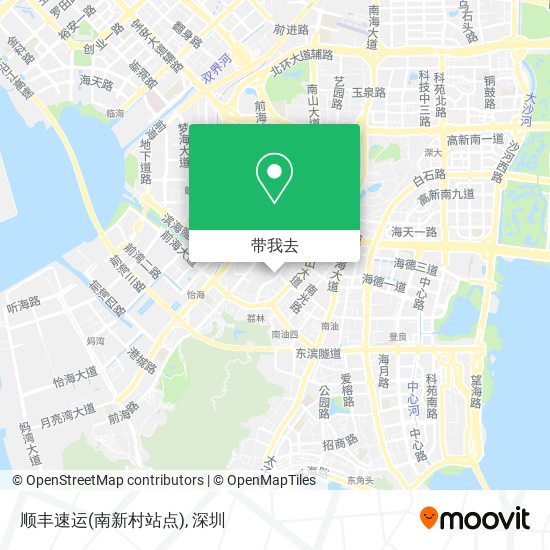 顺丰速运(南新村站点)地图