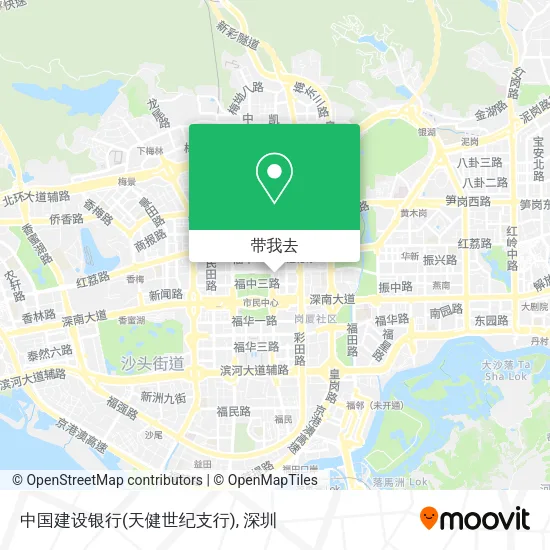 中国建设银行(天健世纪支行)地图