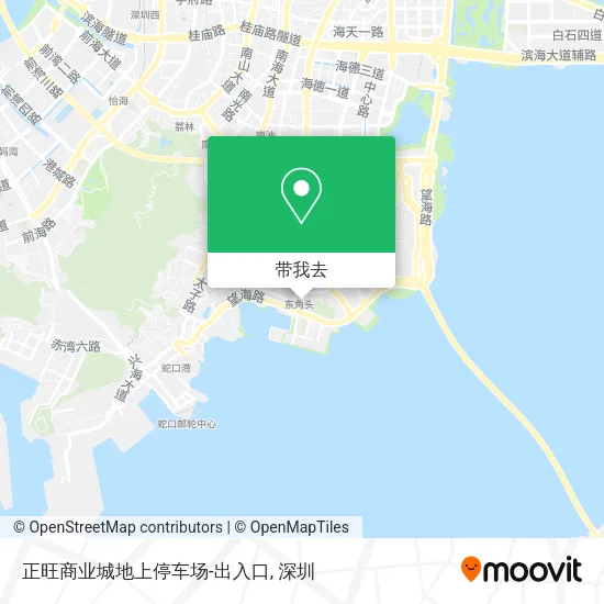 正旺商业城地上停车场-出入口地图