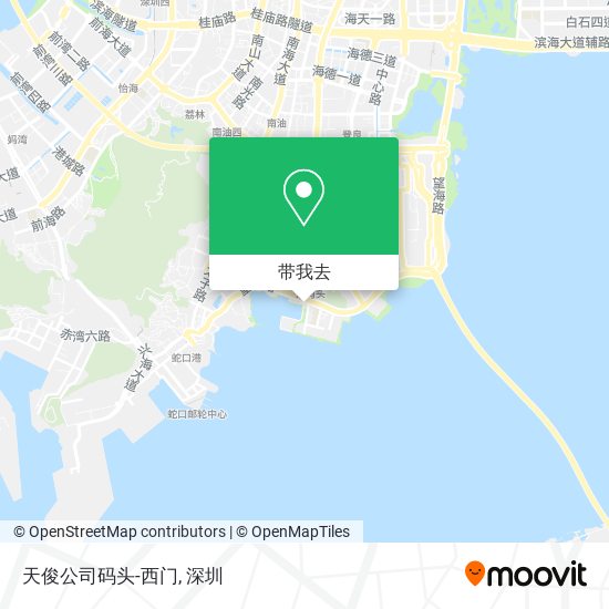 天俊公司码头-西门地图