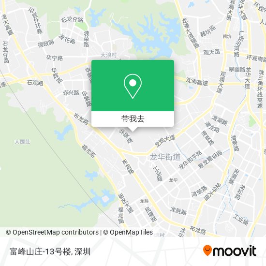 富峰山庄-13号楼地图