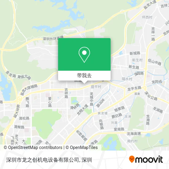 深圳市龙之创机电设备有限公司地图