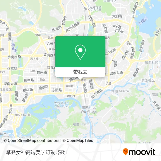 摩登女神高端美学订制地图